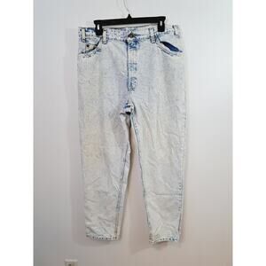 Levi's Men's Stone Wash Vintage Orange Tab Jeans In Size 38X32 100% Cotton